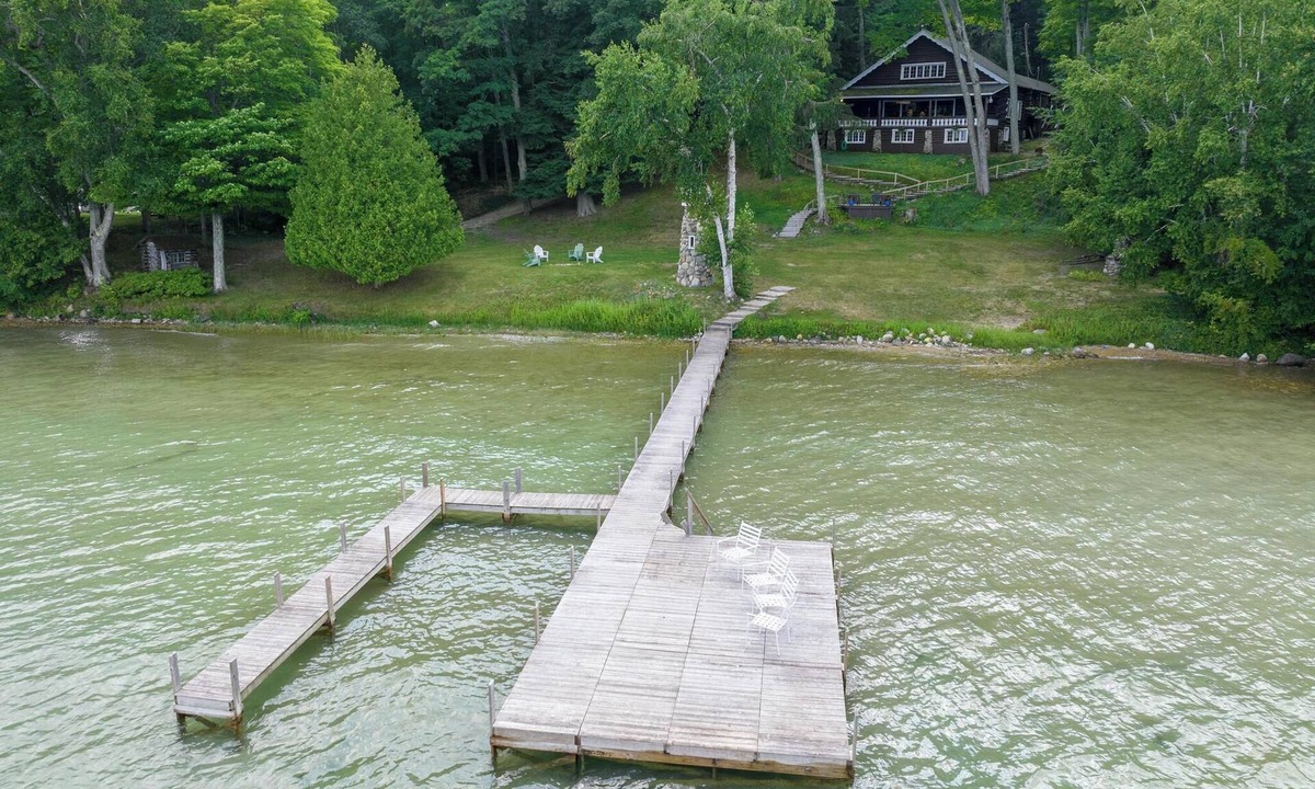 Boyne City Cottage | Walloon Lake Residence on 246' of Private Frontage!