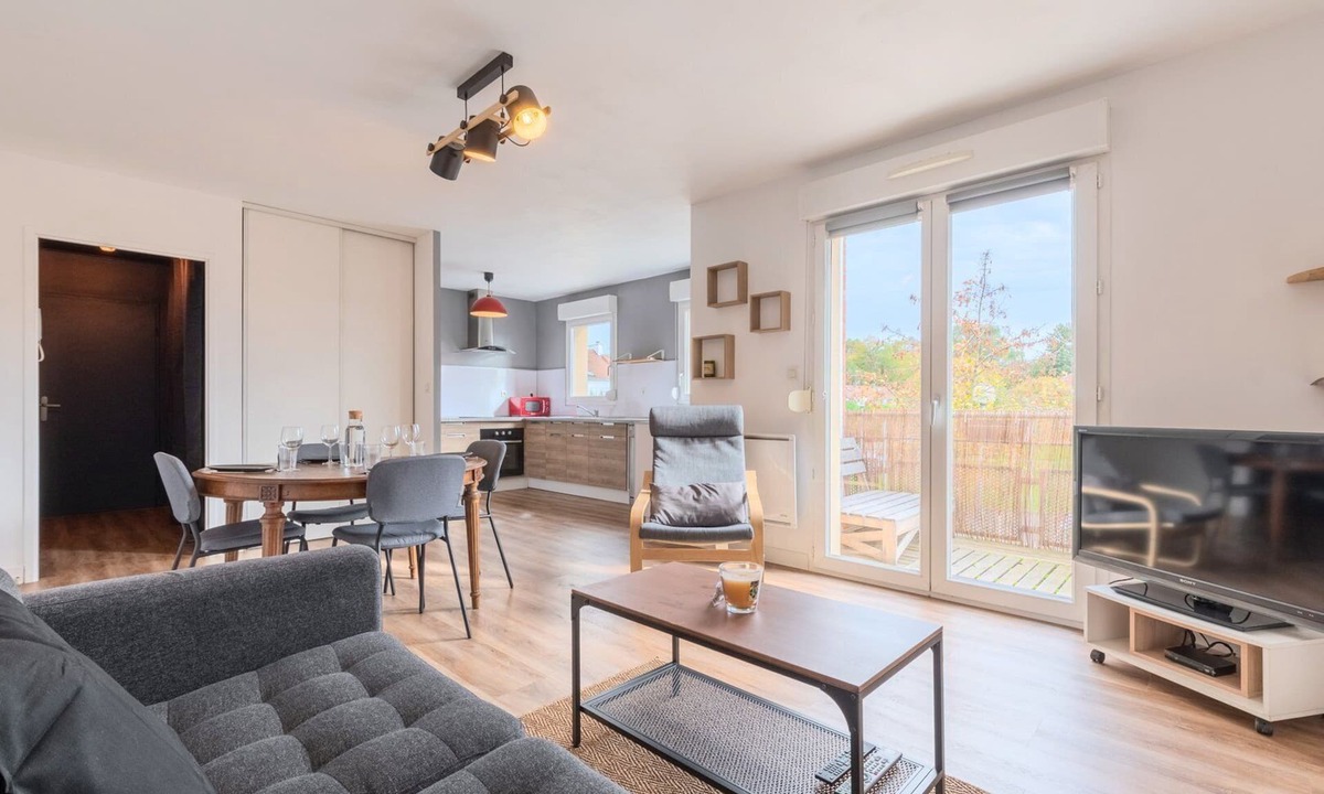 Wasquehal Apartment | Wasquehal 2-bedroom apartment with 2 parking