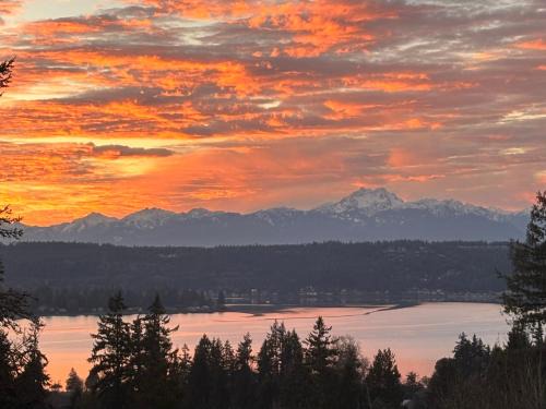 Tracyton Apartment | Water & Mountain Views - Family & Pet Friendly