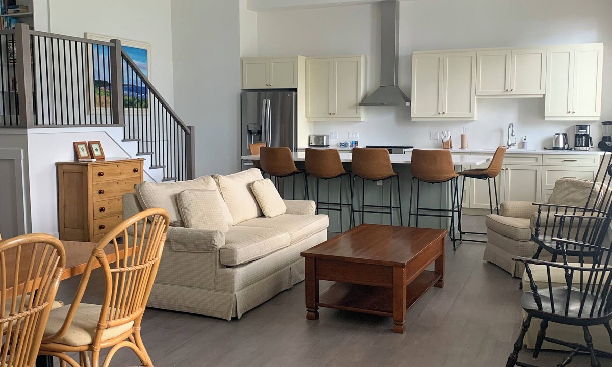 Little Pond Apartment | Water view ground level 2 bedroom 2 and 1/2 bath