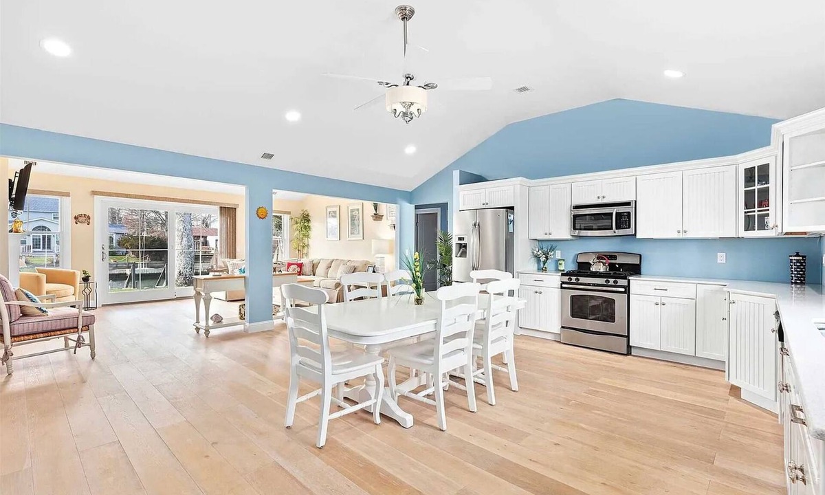East Quogue House | Waterfront 3BR, 10 Min to U.S. Open, Deck + Hot Tub