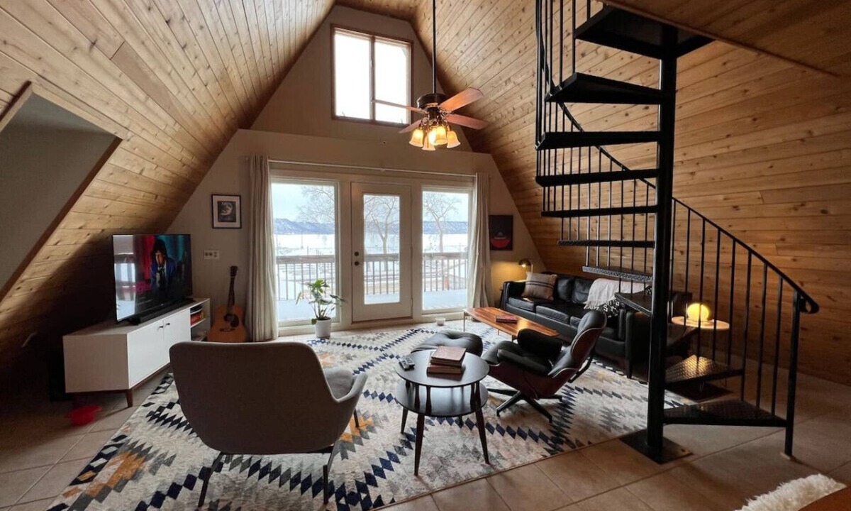 Pepin House | Waterfront A-Frame — Walkable Pepin & River Views