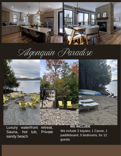 Madawaska Valley Villa | Waterfront Algonquin Retreat,Hot Tub & Sauna