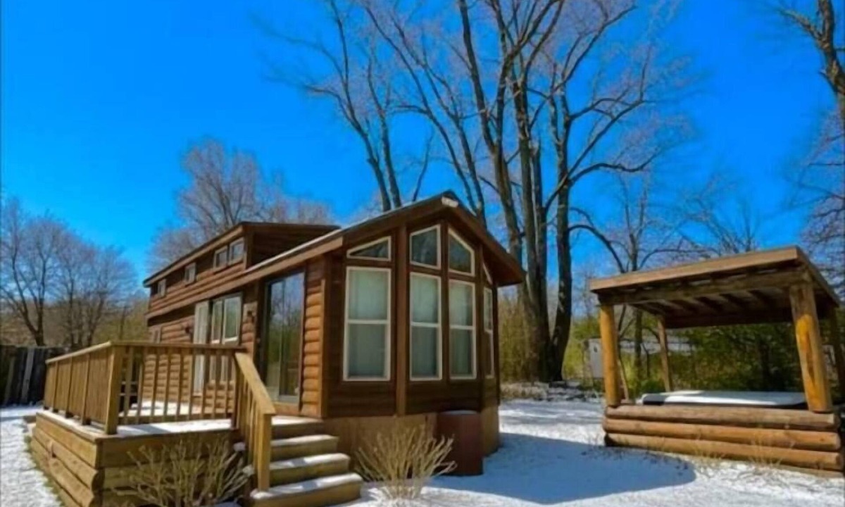 West Newton House | Waterfront Bourbon Barrel Cabin