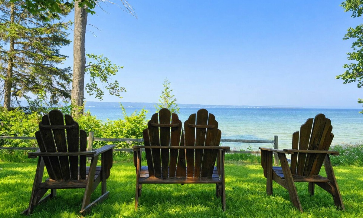 Indian River House | Waterfront Burt Lake Cottage | Sleeps 6