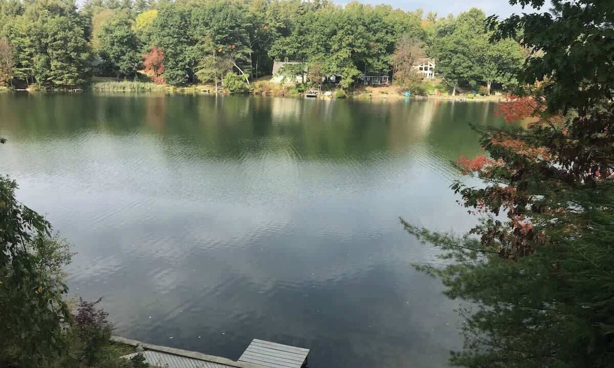 Town of Copake House | Waterfront Escape +dock +kayaks +firepit +fireplace +games