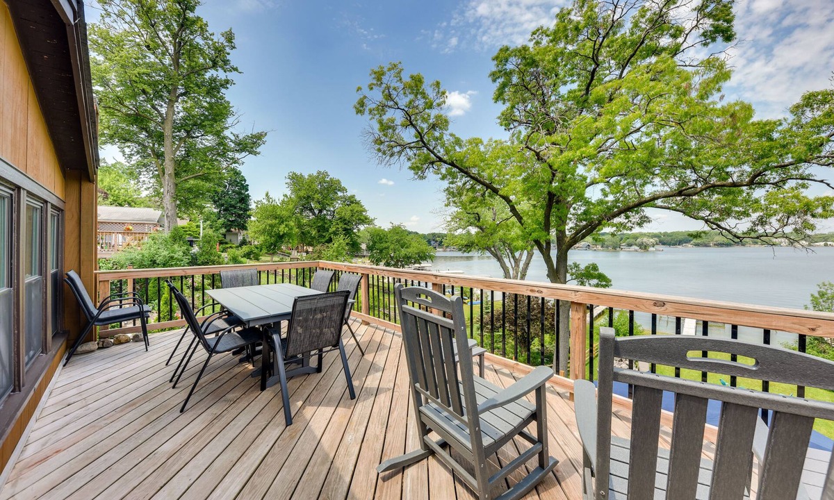 Fox Lake Cottage | Waterfront Fox Lake Vacation Rental w/Fire Pit!