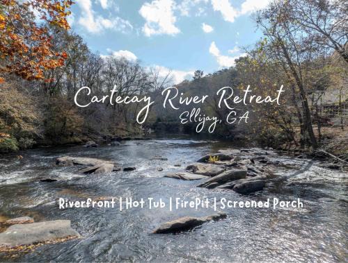 East Ellijay House | Waterfront Getaway:Hot Tub Fire Pit Near Ellijay