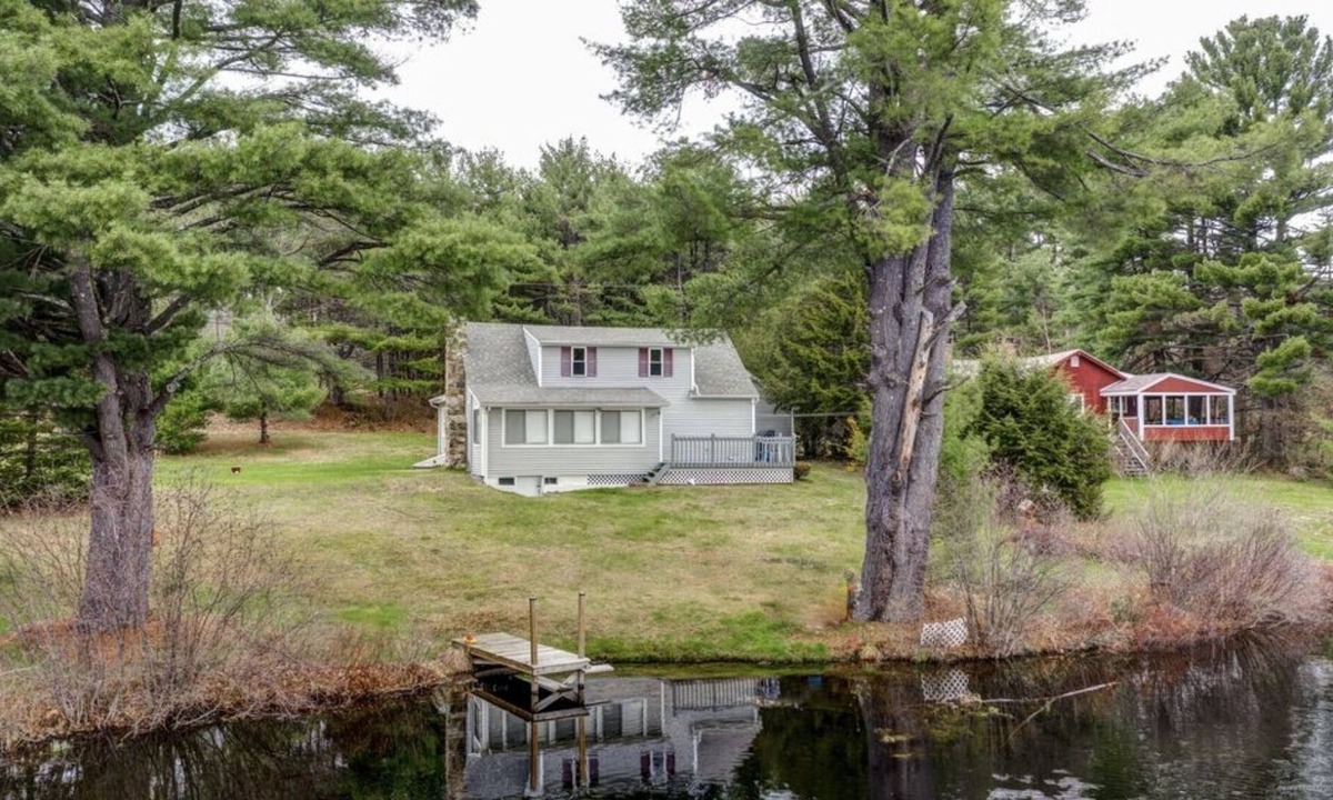 West Newfield House | Waterfront Home on Peaceful & Private Pond