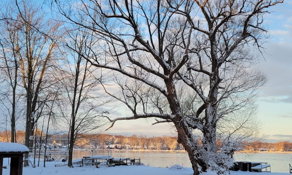 Bridgeport House | Waterfront home on Oneida Lake. Additional parking for trucks, trailers, sleds.