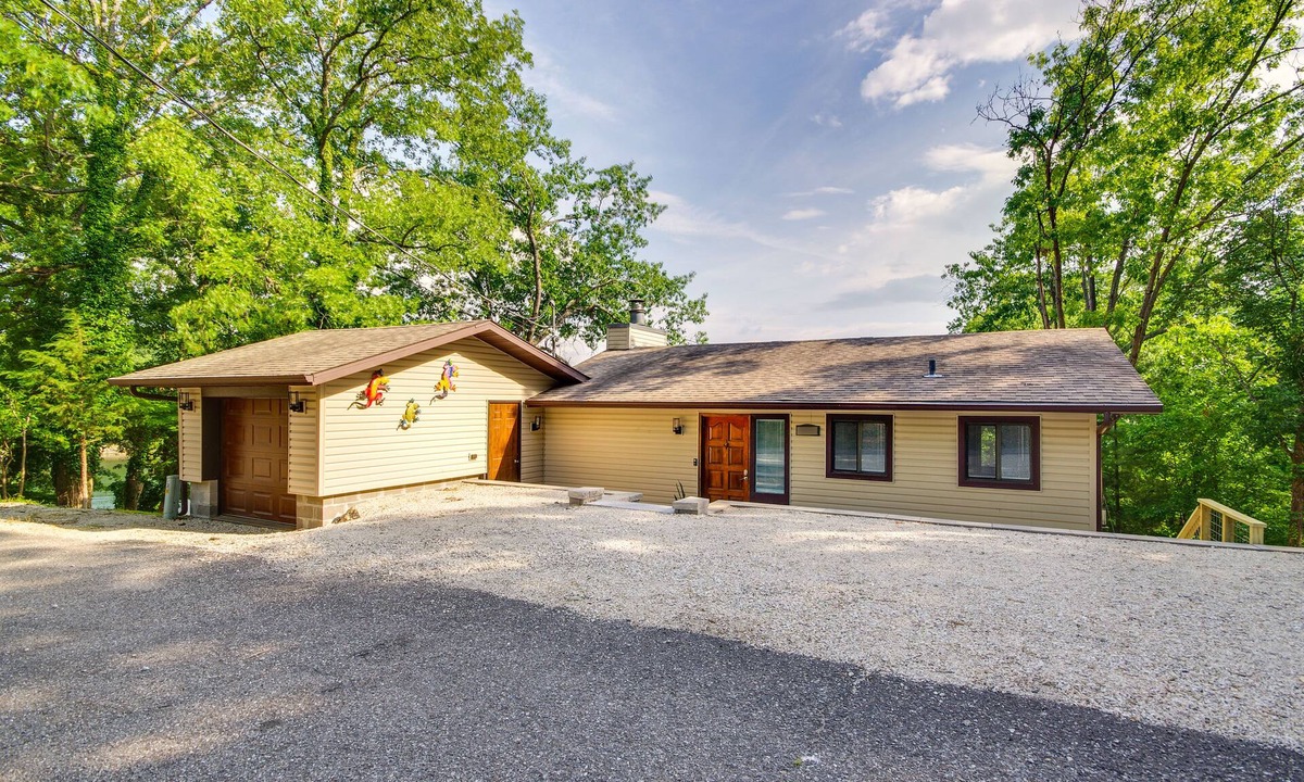 Sunrise Beach House | Waterfront Home w/Views & Dock in Sunrise Beach!