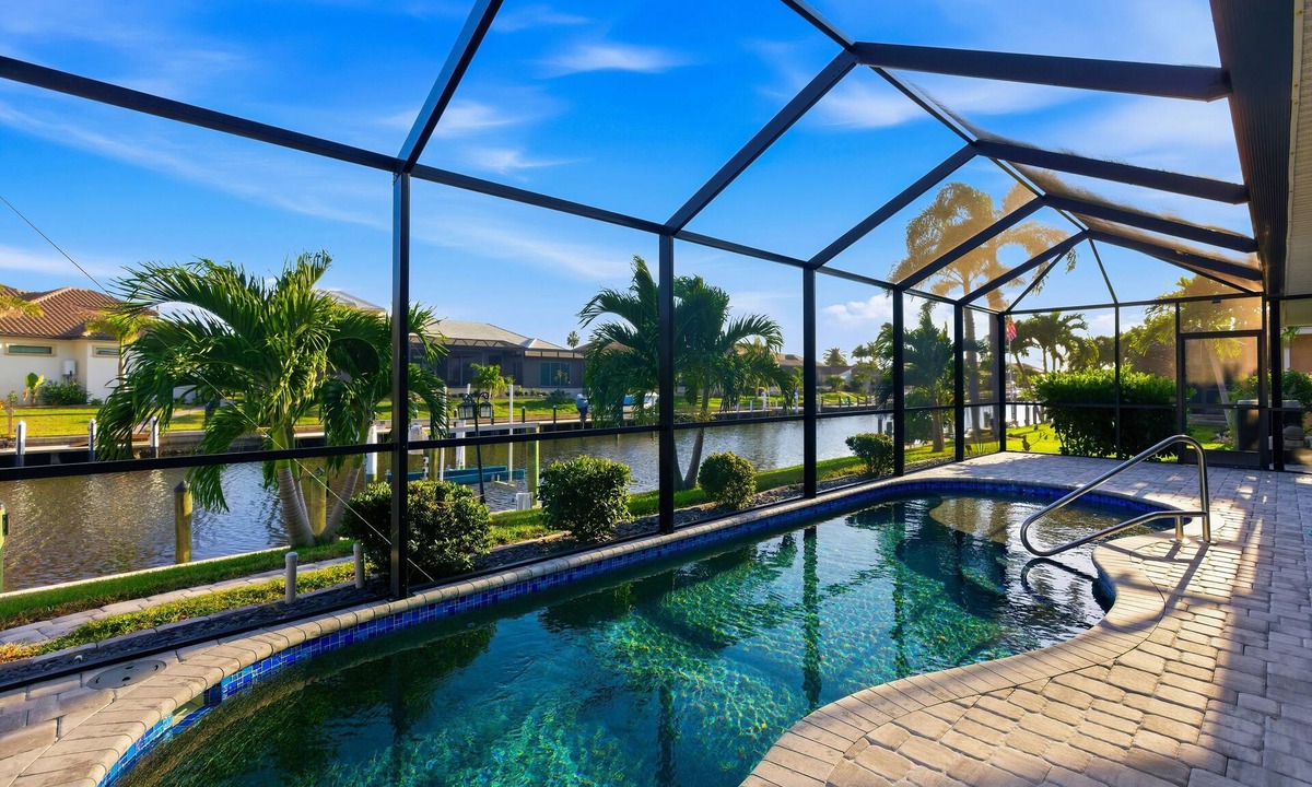 Burnt Store Isles House | Waterfront home, with private pool and lanai, Gulf access with fishing dock