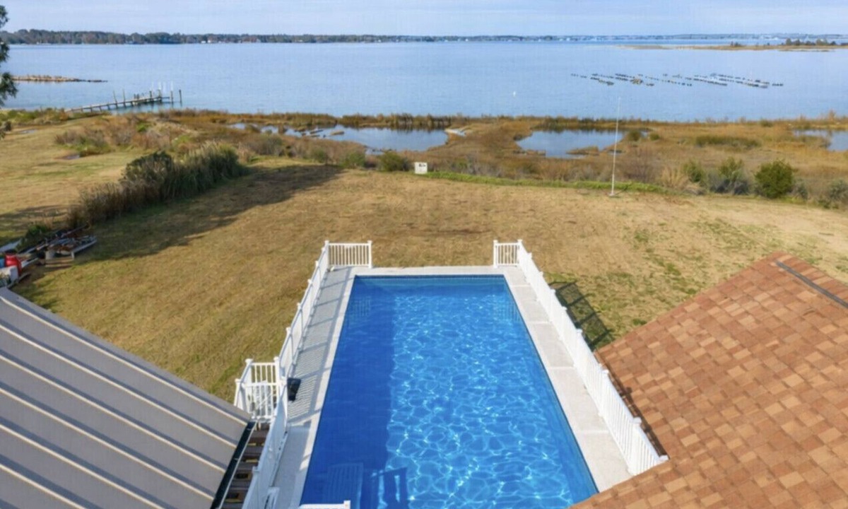 Windmill Point House | Waterfront home with pool