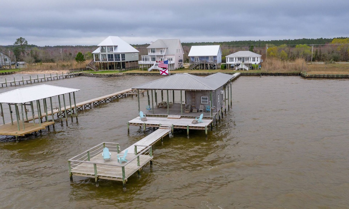Fairhope House | Waterfront Home with Dock!
