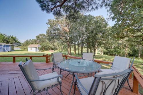 Mannford House | Waterfront Keystone Lake Gem: Private Dock, Kayaks