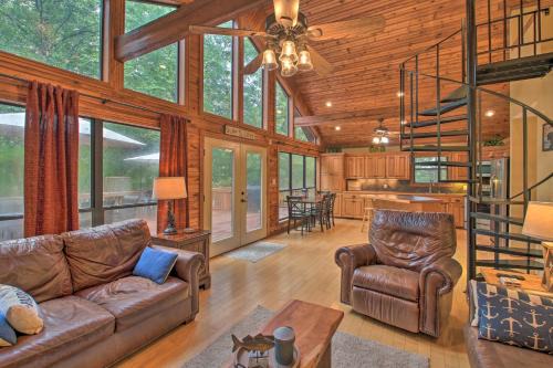 Scranton House | Waterfront Lake Dardanelle Home w/Dock & Fire Pit