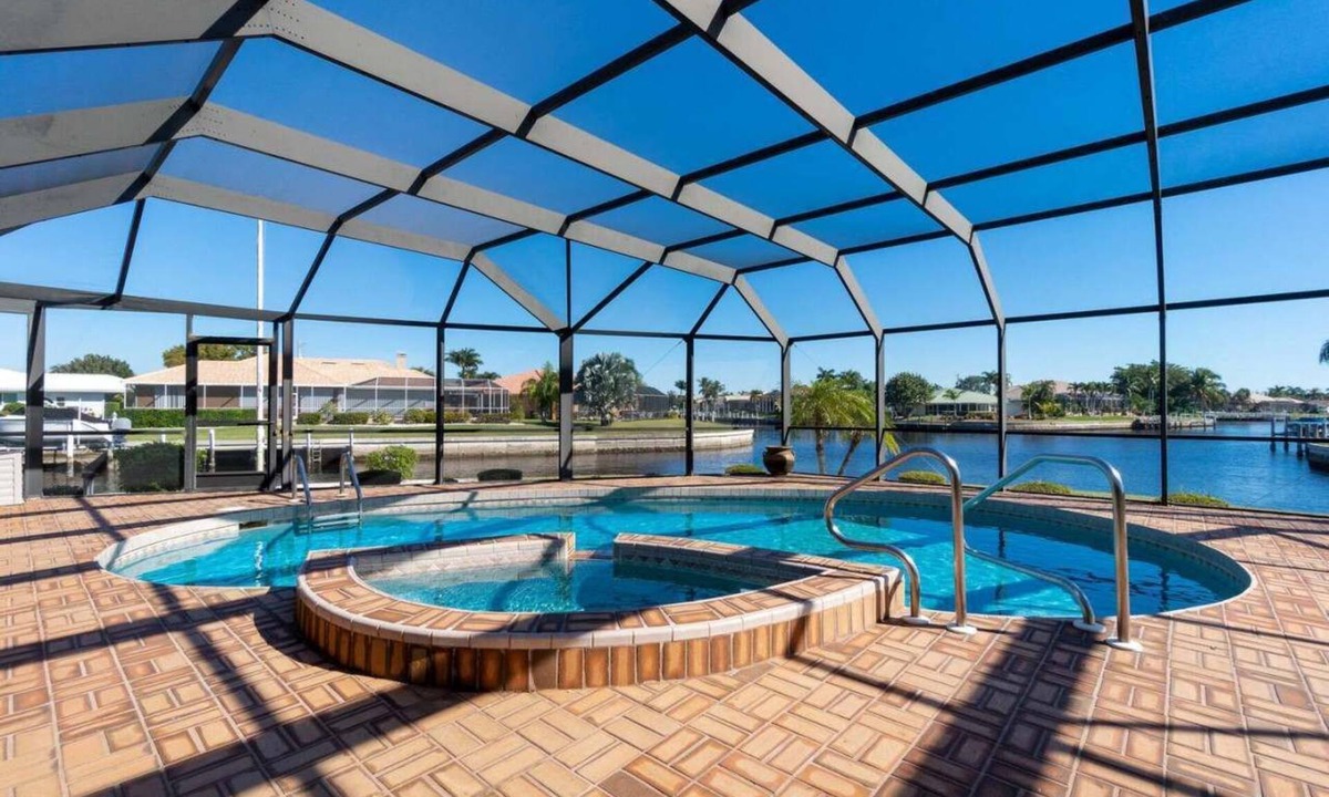 Punta Gorda House | Waterfront Villa with Heated Pool & Spa
