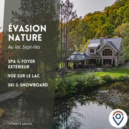 Saint-Raymond Ski Chalet | Waterfront with VIEW and SPA