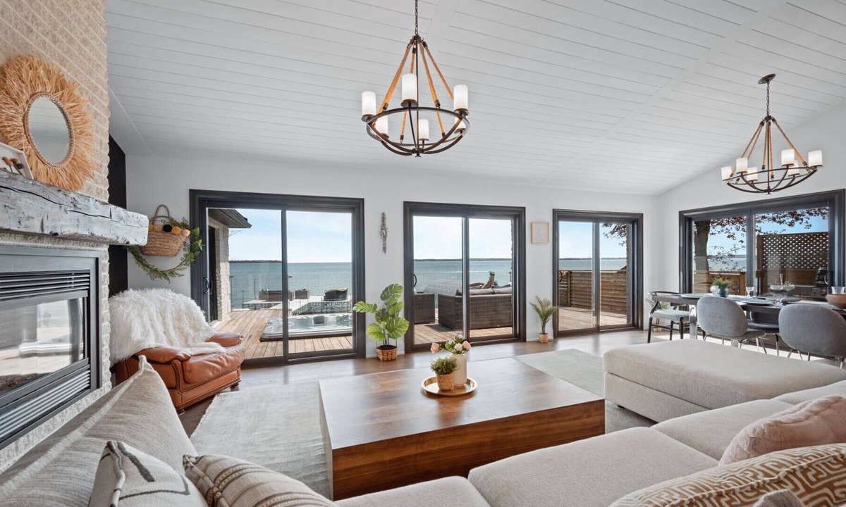 Alcona Cottage | Waterfront Wow with hot tub
