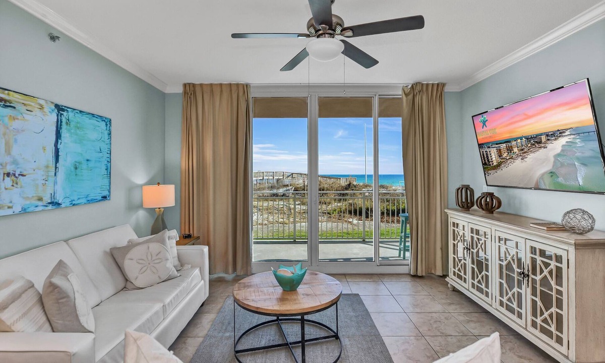 Fort Walton Beach Condo | 🌟 Waterscape A101 Oceanfront! Ground Floor 3BR + Bunkroom! Beach View!