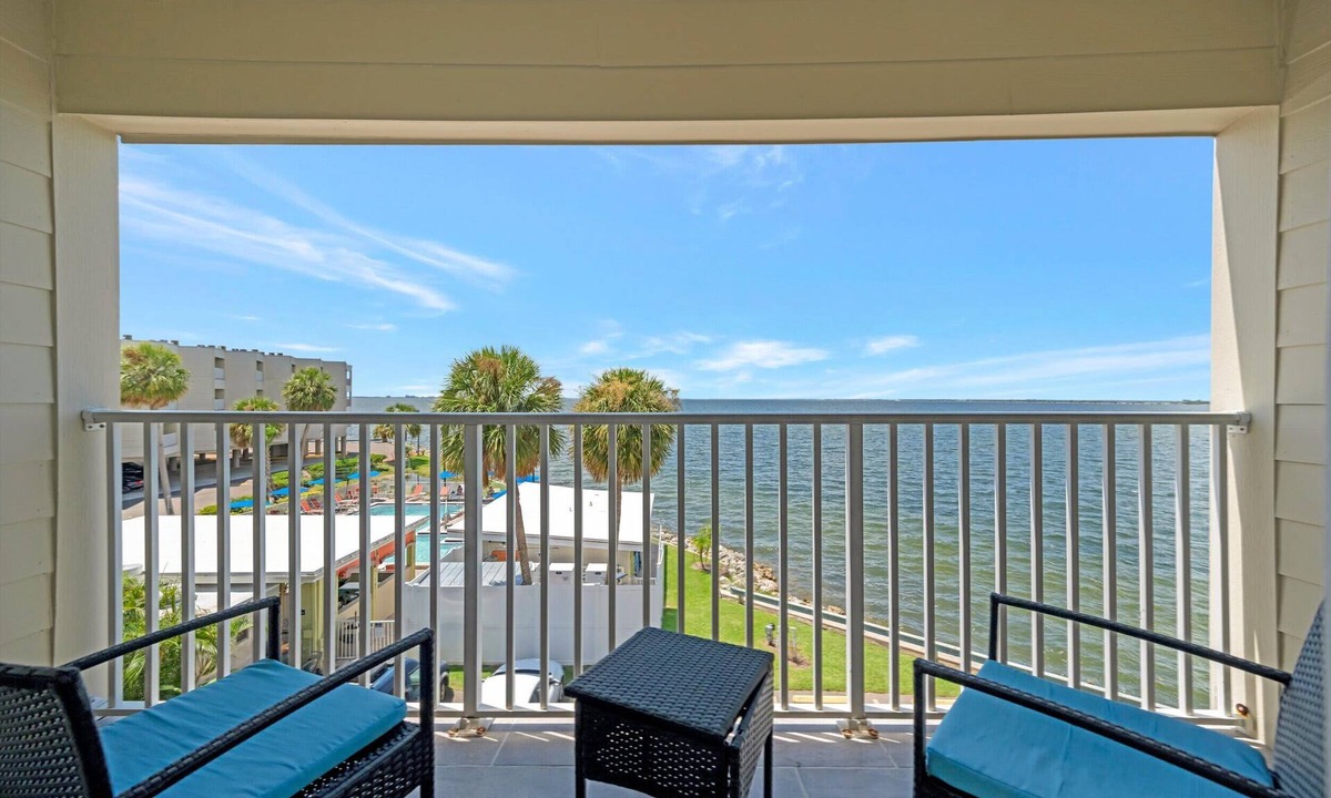 Rocky Point Condo | Waterview Balcony Condo & Fireplace | Heated Pool