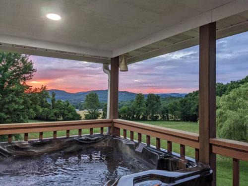 Wears Valley House | Wears Valley Farmhouse with lovely views, hot tub and fire pit