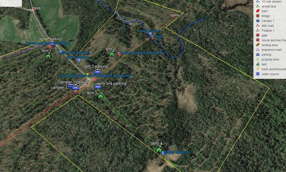 Weeks Mills House | Week discount. RV on 365 ac parcel with 15 Mile Stream running thru the property