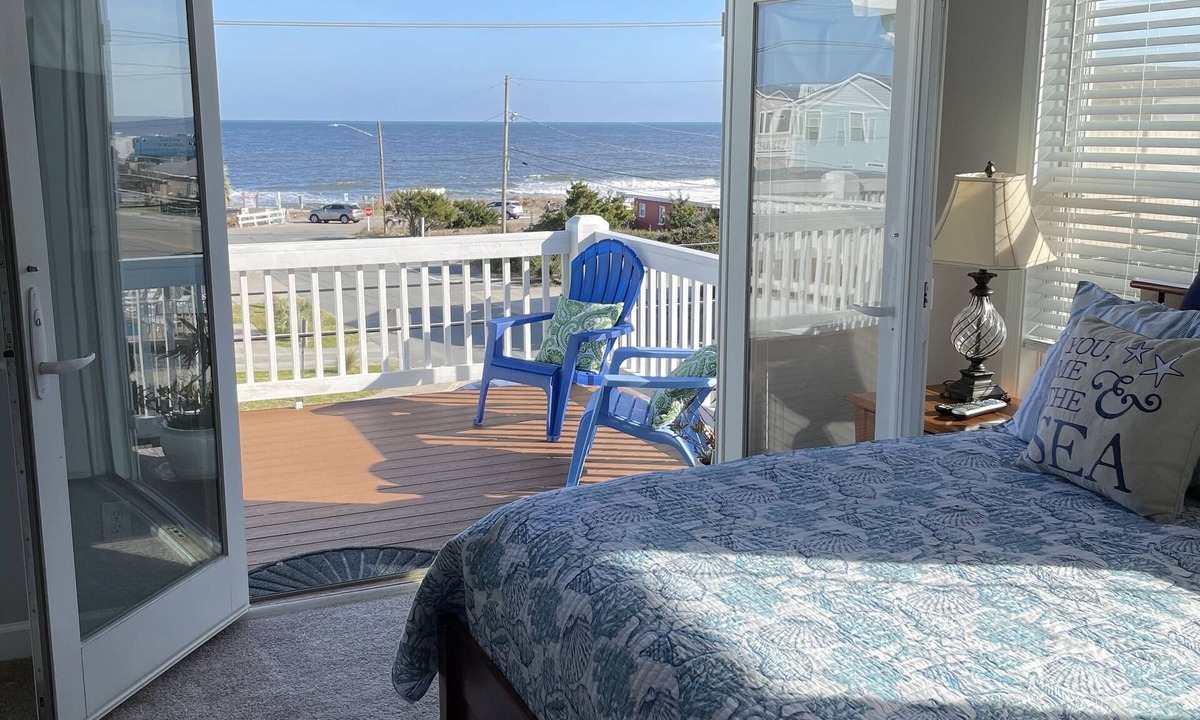 Kure Beach House | Welcome to “Happy Ours” with Ocean Views & just 120 steps to the Beach!