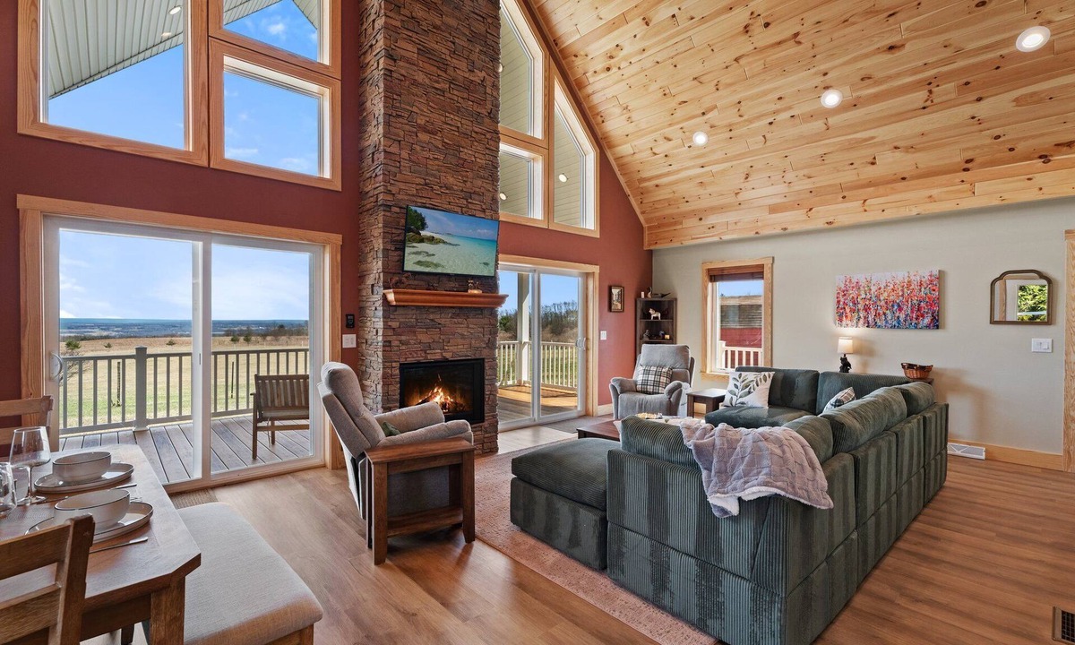 Trumansburg House | Welcome to Voorheis Vistas: A peaceful hilltop escape with panoramic views, modern comforts, cozy bedrooms, a full kitchen, and horse accommodations—just minutes from Trumansburg, Taughannock Falls, Cornell, and the wine trails.