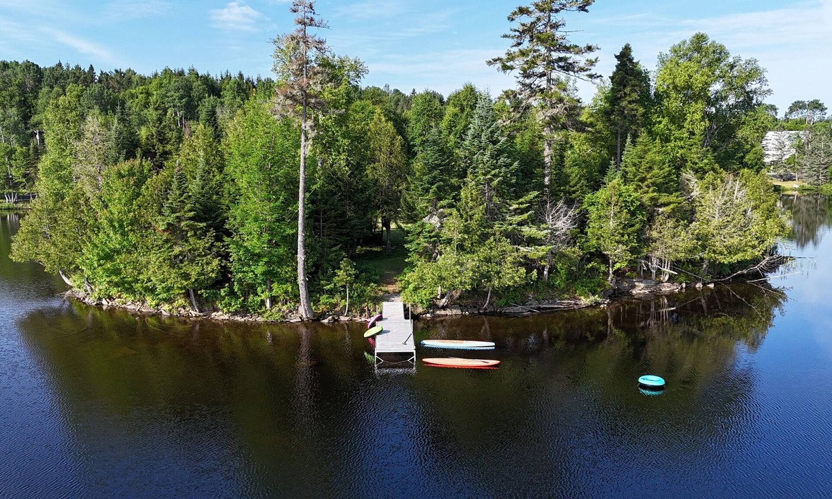 Rangeley House | Welcome to your perfect summer escape — “The Point on Dodge Pond!”