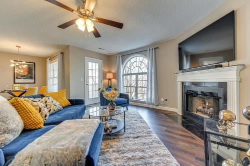 Winston - Salem House | Winston-Salem Condo w/Balcony: Steps to Golf!