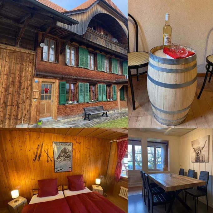 Schwarzenburg Apartment | Wohnen mit Blick auf Eiger - ehemaliges Bauernhaus - 2 Schlafzimmer