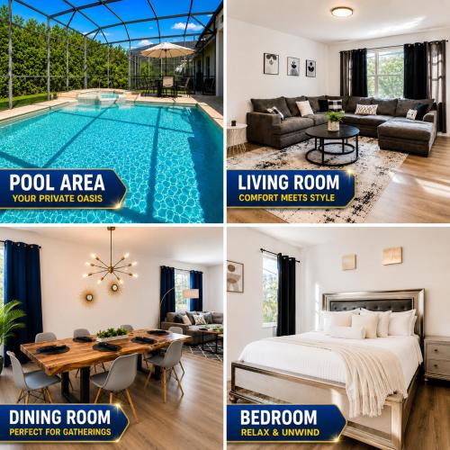 Windwood Bay House | Wonderful 4BD House Private PoolNear Disney