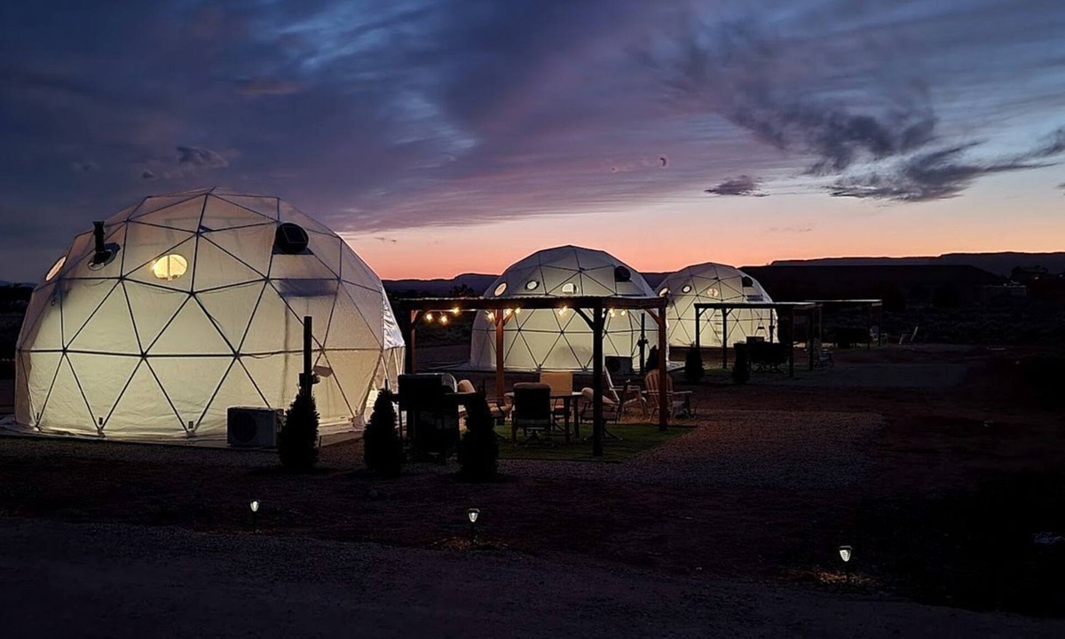 Kanab Cabin | Wonderful Cozy Dome with Barbecue and Fireplace in Kanab, Utah