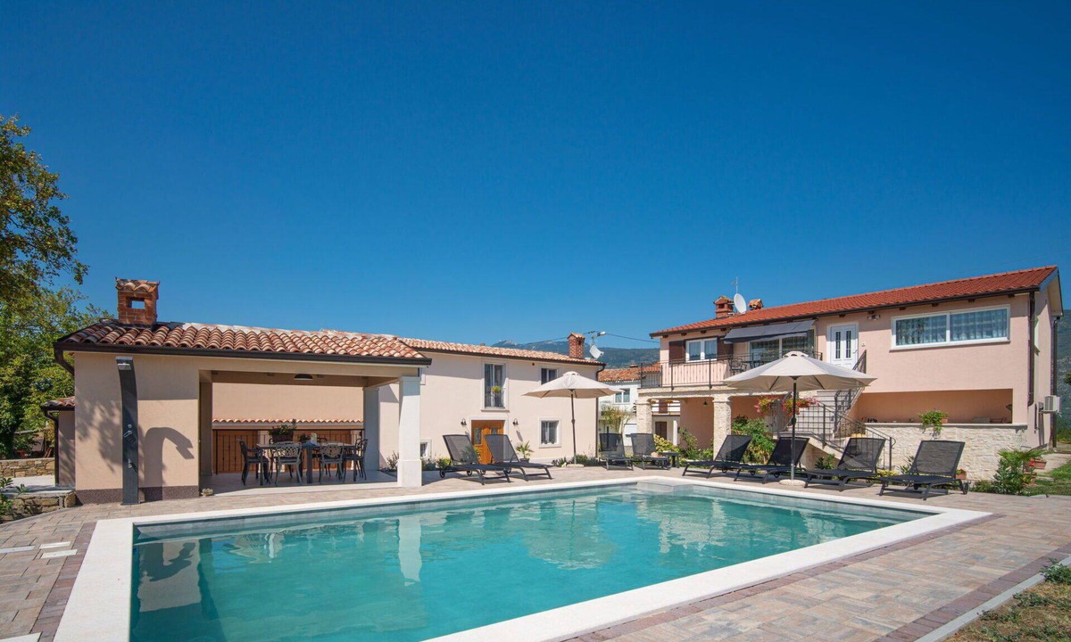 Krsan House | Wonderful private villa with private pool, WIFI, A/C, TV, terrace, pets allowed and panoramic view