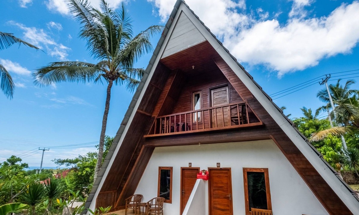 Penida Island House | Wood Triangle Room - Suan Nusa Penida