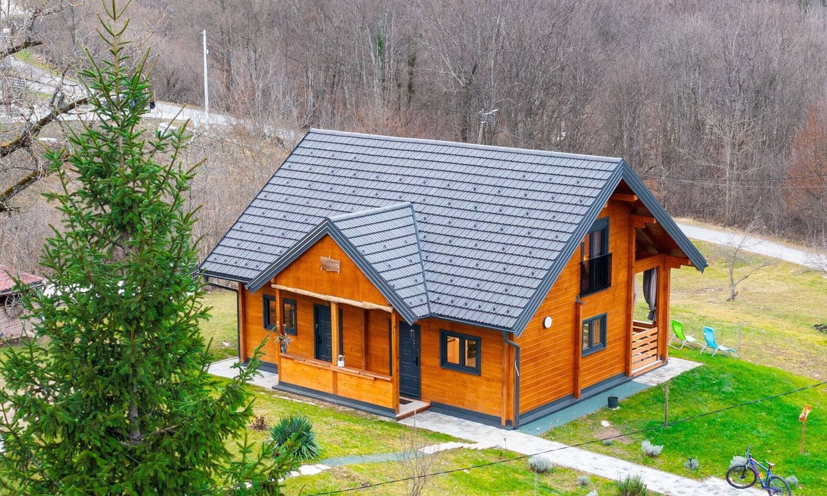 Seliste Dreznicko Apartment | Wooden Villa OLD OAK app2 in fabulous Plitvice Lakes