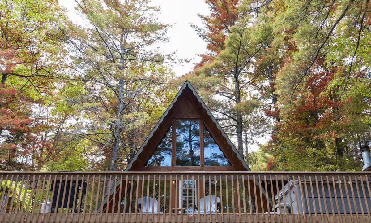 Jay Cabin | Woodsy A Frame w Hot tub and barrel sauna