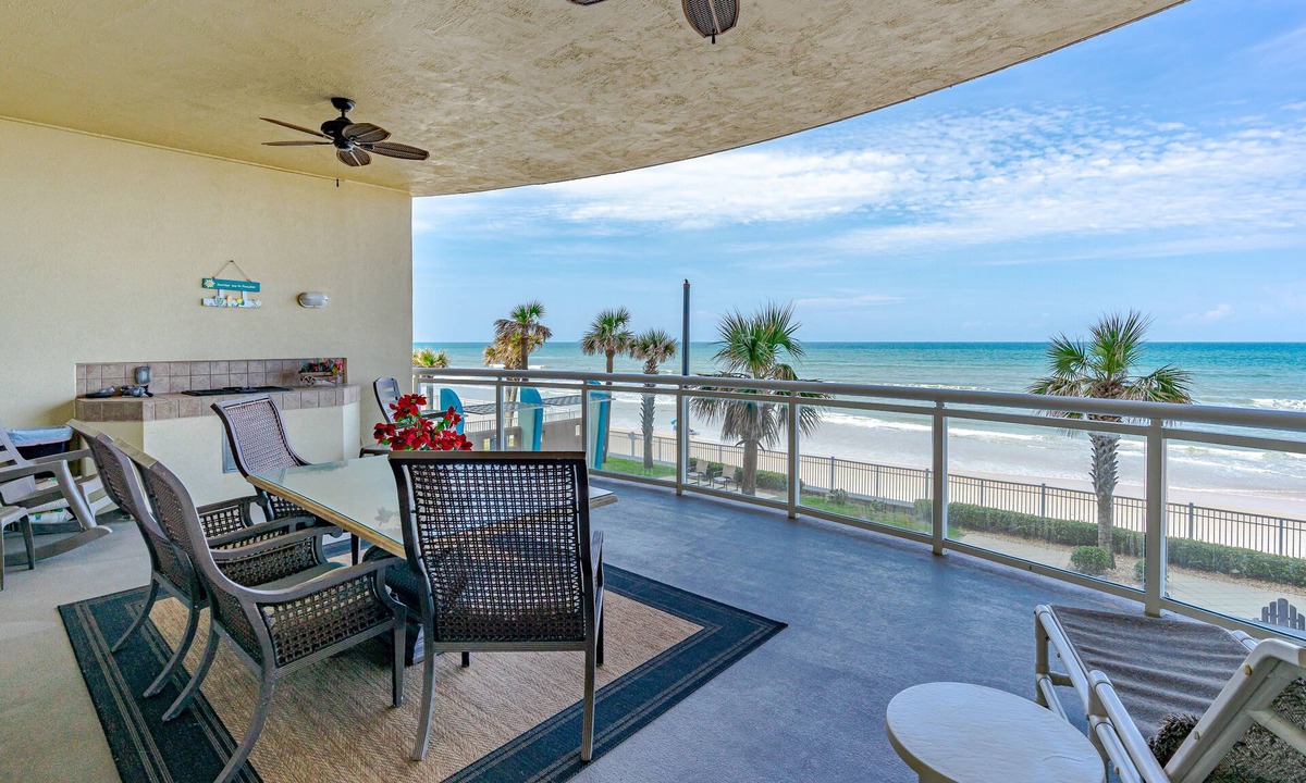 Daytona Beach Condo | WOW! 3 bedroom Oceanfront :Luxury Condo w 2 "king" oceanfront master suites