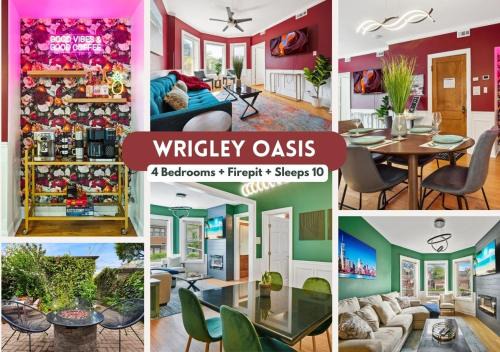 Lakeview House | Wrigley 4BR Home, Sleeps 10