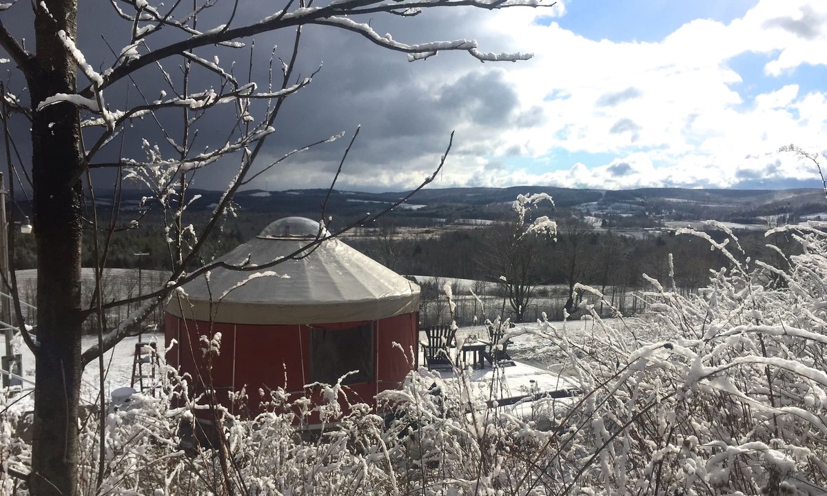 Waterville House | Yurt rental on 80 private floors