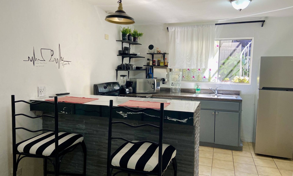 Playas de Tijuana Apartment | Zebra Studio - 1 double-bed, kitchen