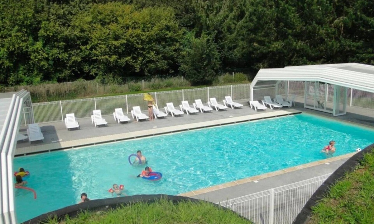 Mers-les-Bains House | ZEcamping 3* familial piscine couverte 3km plage mobil-home TV BBQ