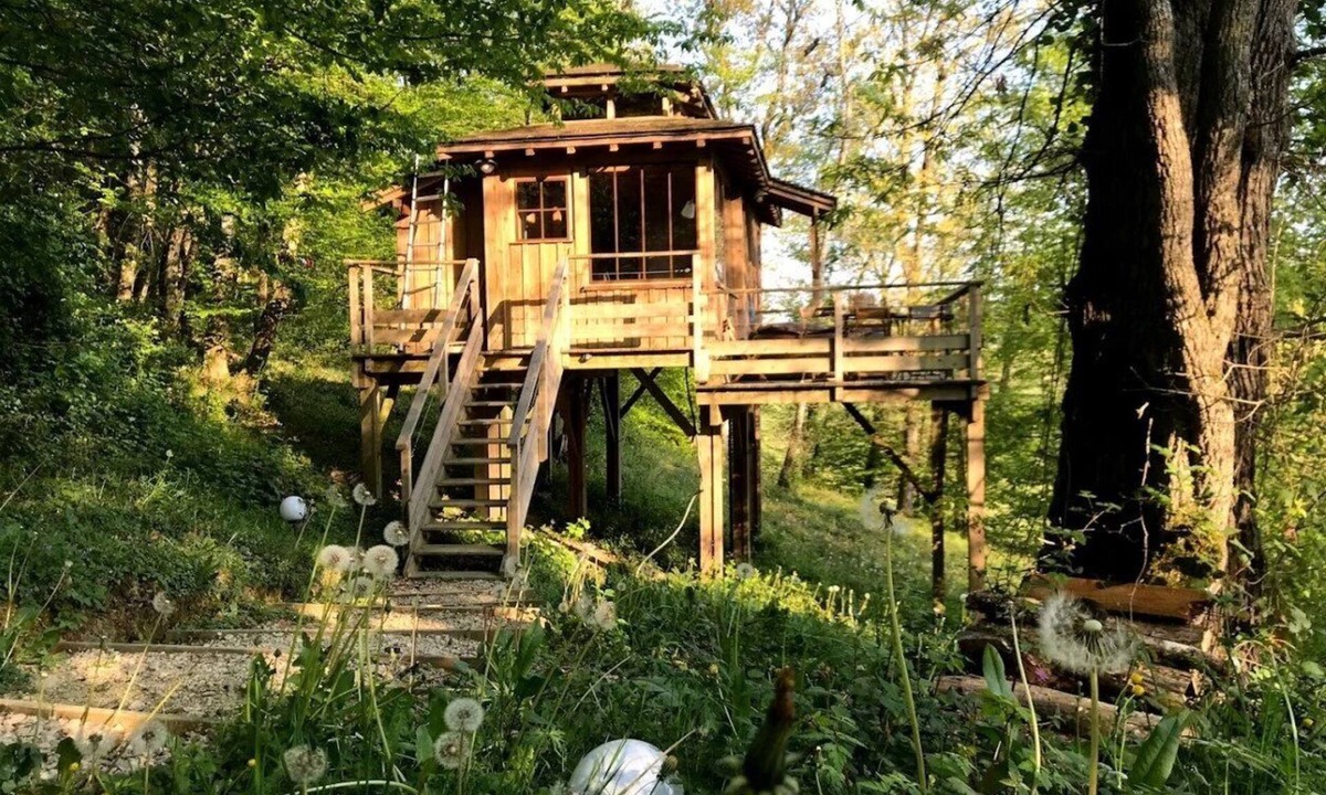 Estipouy Cabin | ZEcamping 4 étoiles familial piscine chauffée locatif BBQ 29m2