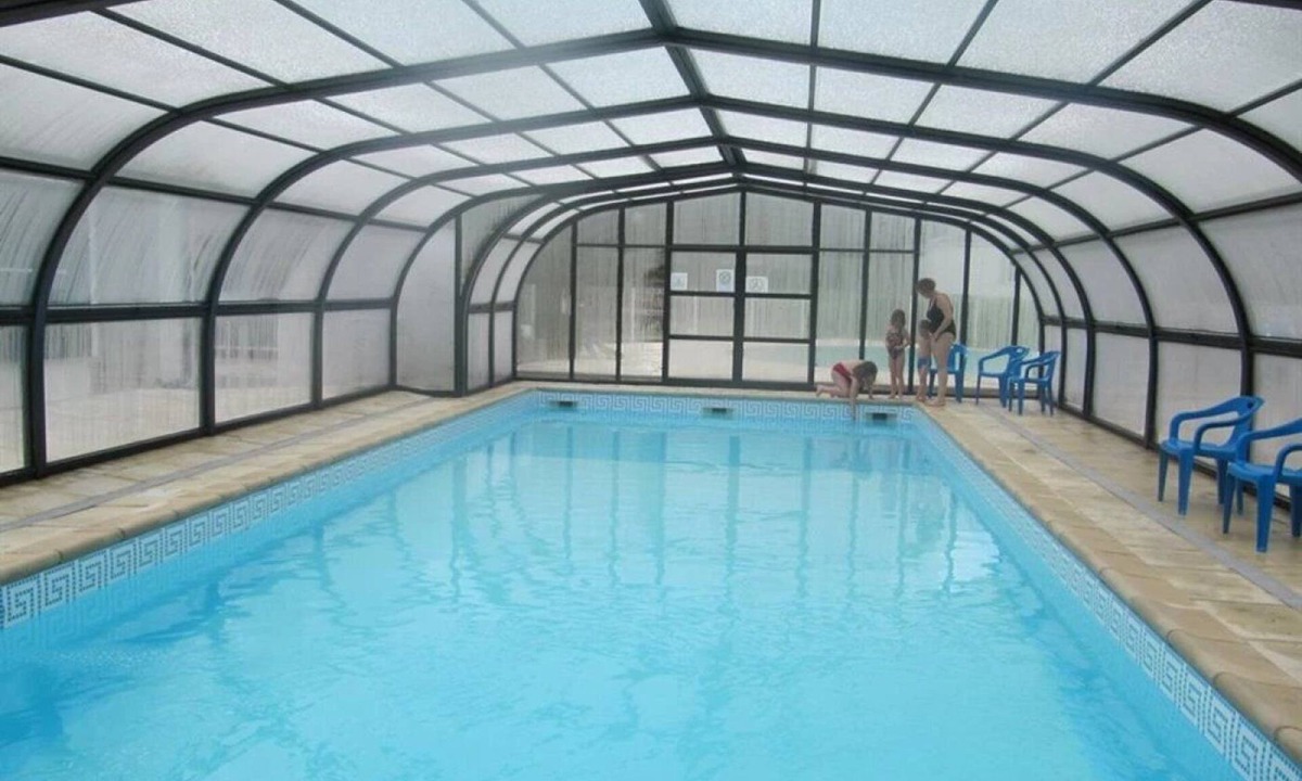Jumieges House | ZEcamping 4* piscine couverte piscine chauffée mobil-home TV 24m2