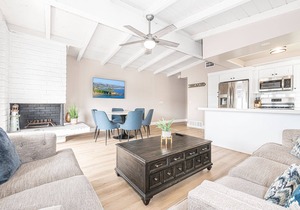 1 Block to Beach! | Cheery Upstairs Vacation Home