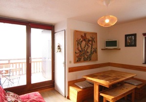 1st floor, balcony, tv, ski locker, 31m², Alpe d'Huez