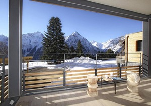 1st floor, terrace, tv, ski locker, 83m², Les 2 Alpes