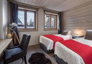 1st floor, terrace, balcony, parking, tv, ski locker, 110m², Val d'Isère