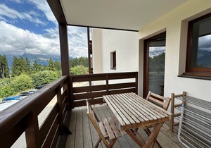 2-bed apt, 6-7 guests, slopeside at Morillon 1100